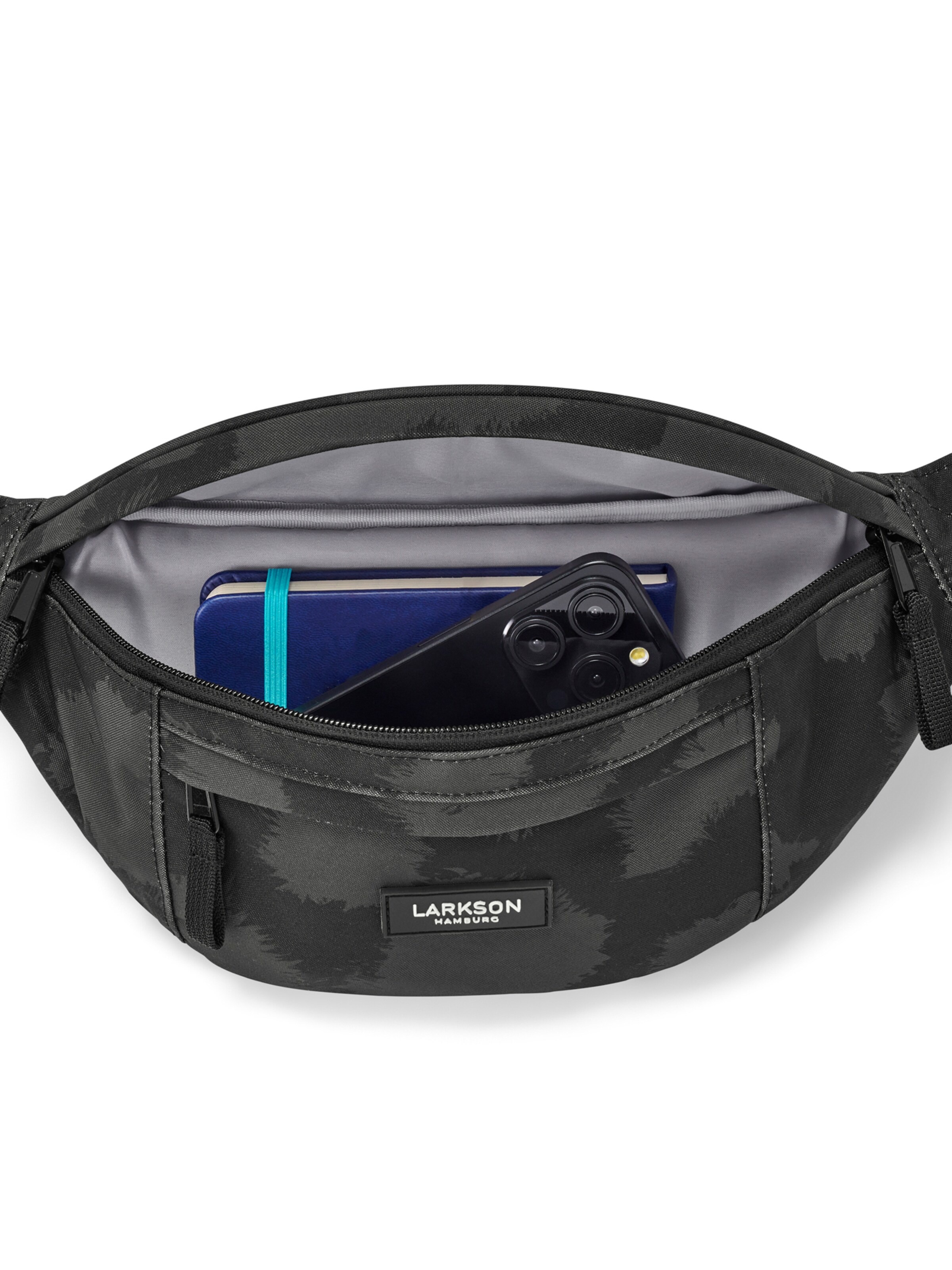 LARKSON Belt bag 'Ole' in Grey: top