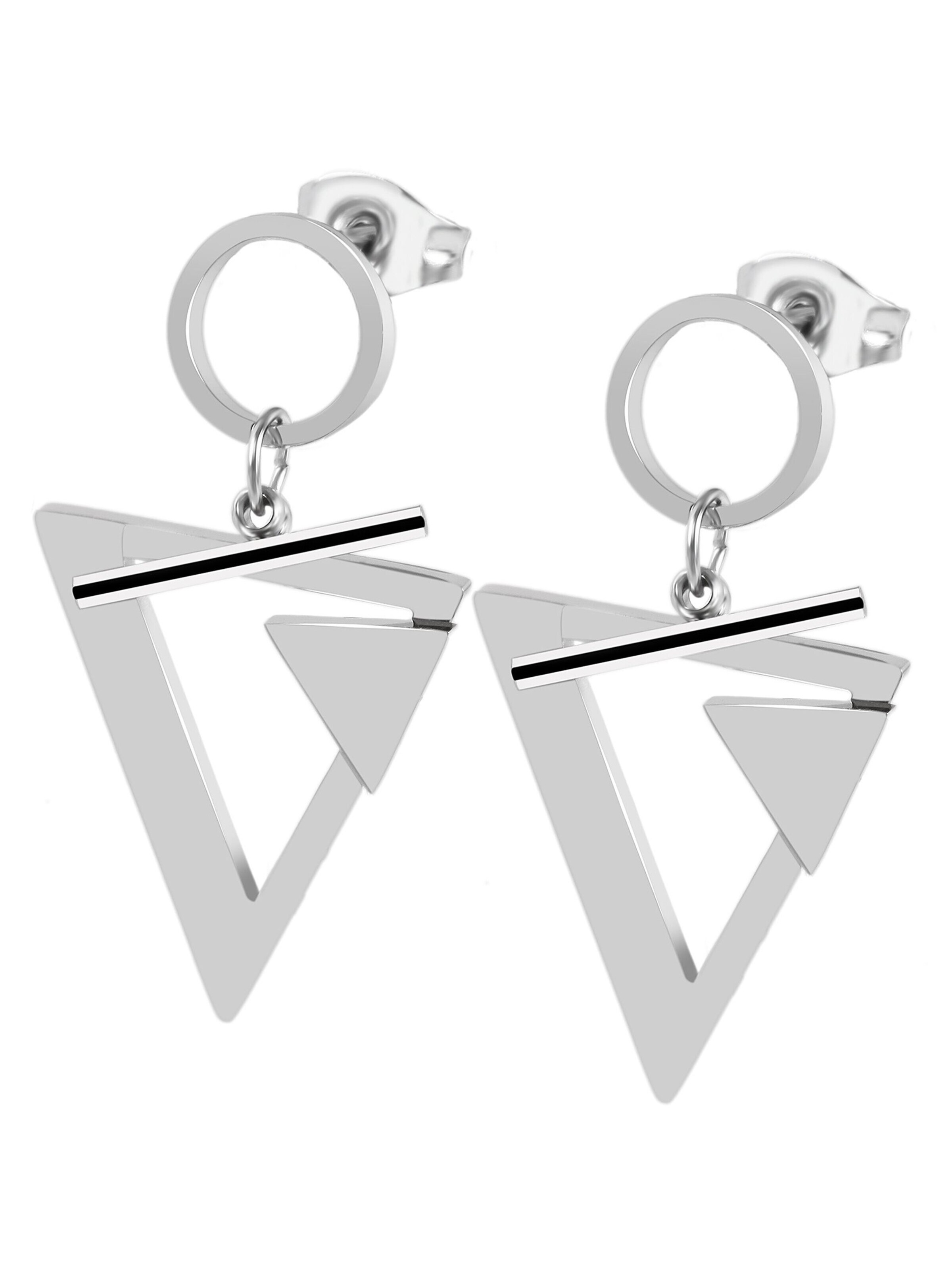 Akzent Earrings 'Jenessa, hautverträglich' in Silver