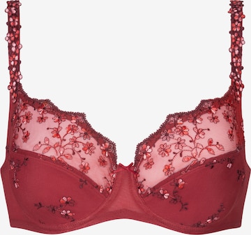 Mey T-shirt Bra 'Delightful' in Red: front