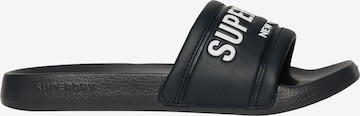 Superdry Badeschuh 'City Luxe' in Schwarz: Vorderseite