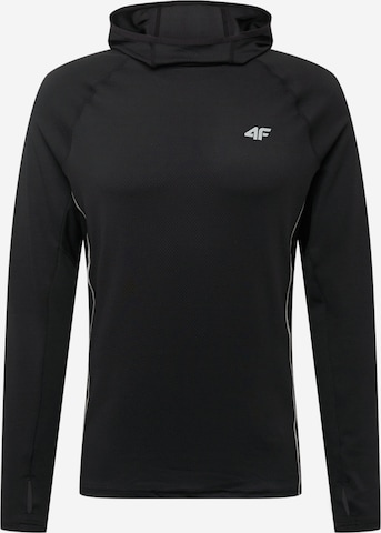 4F - Sweatshirt de desporto em preto: frente