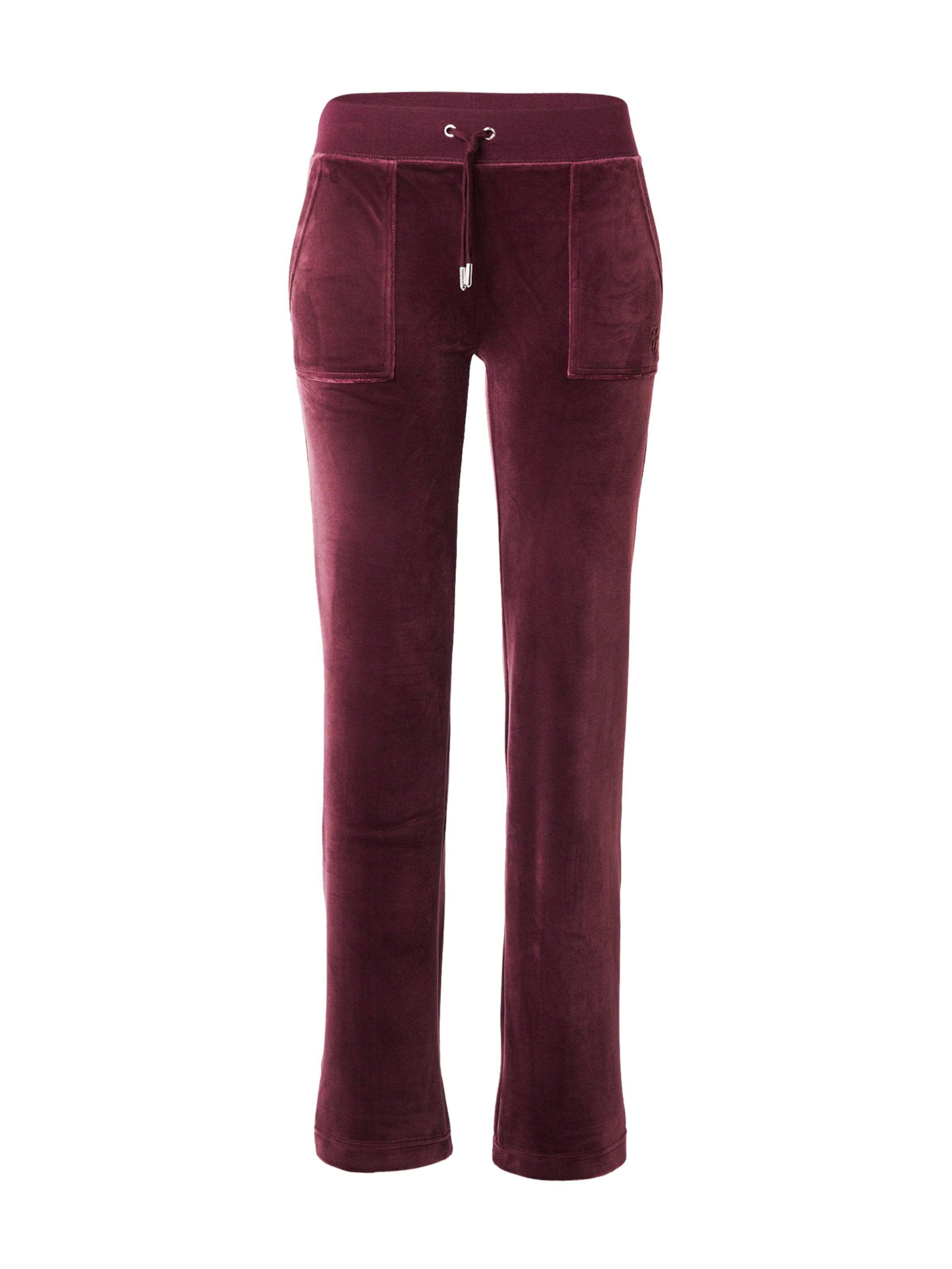 Juicy Couture Normalny krój Spodnie &#x27;Del Ray&#x27; w kolorze czerwony: przód