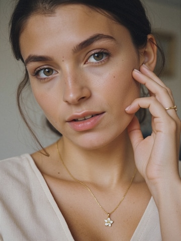 Einzelstück Kette 'Frangipani' in Gold