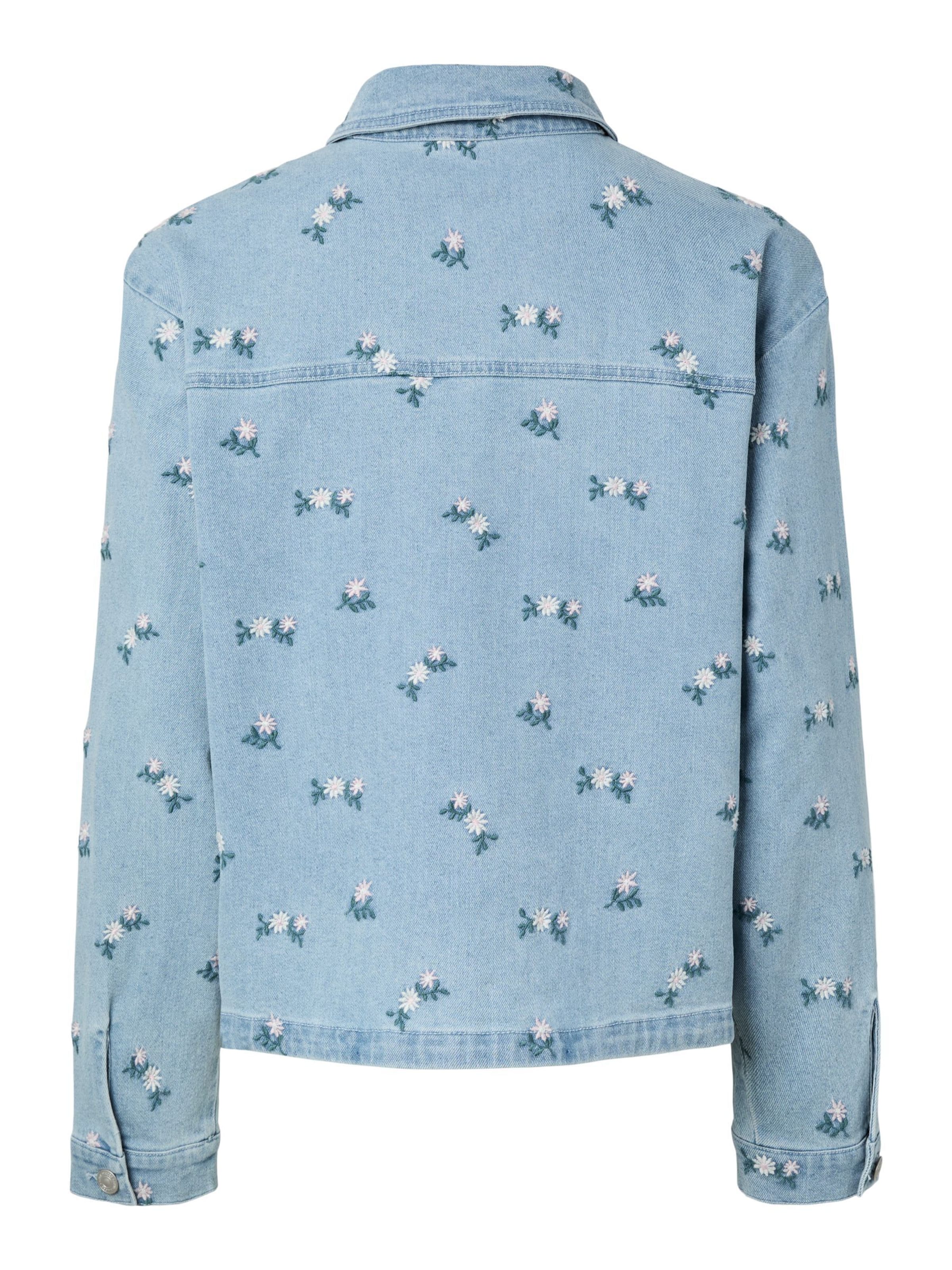 PIECES Tussenjas 'PCFlora' in Blauw