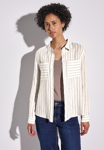 STREET ONE Blouse in Beige: front