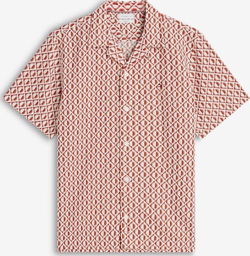 TOMMY HILFIGER Regular Fit Hemd in Braun: Vorderseite