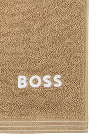 BOSS Home Towel 'EDGE' in Brown