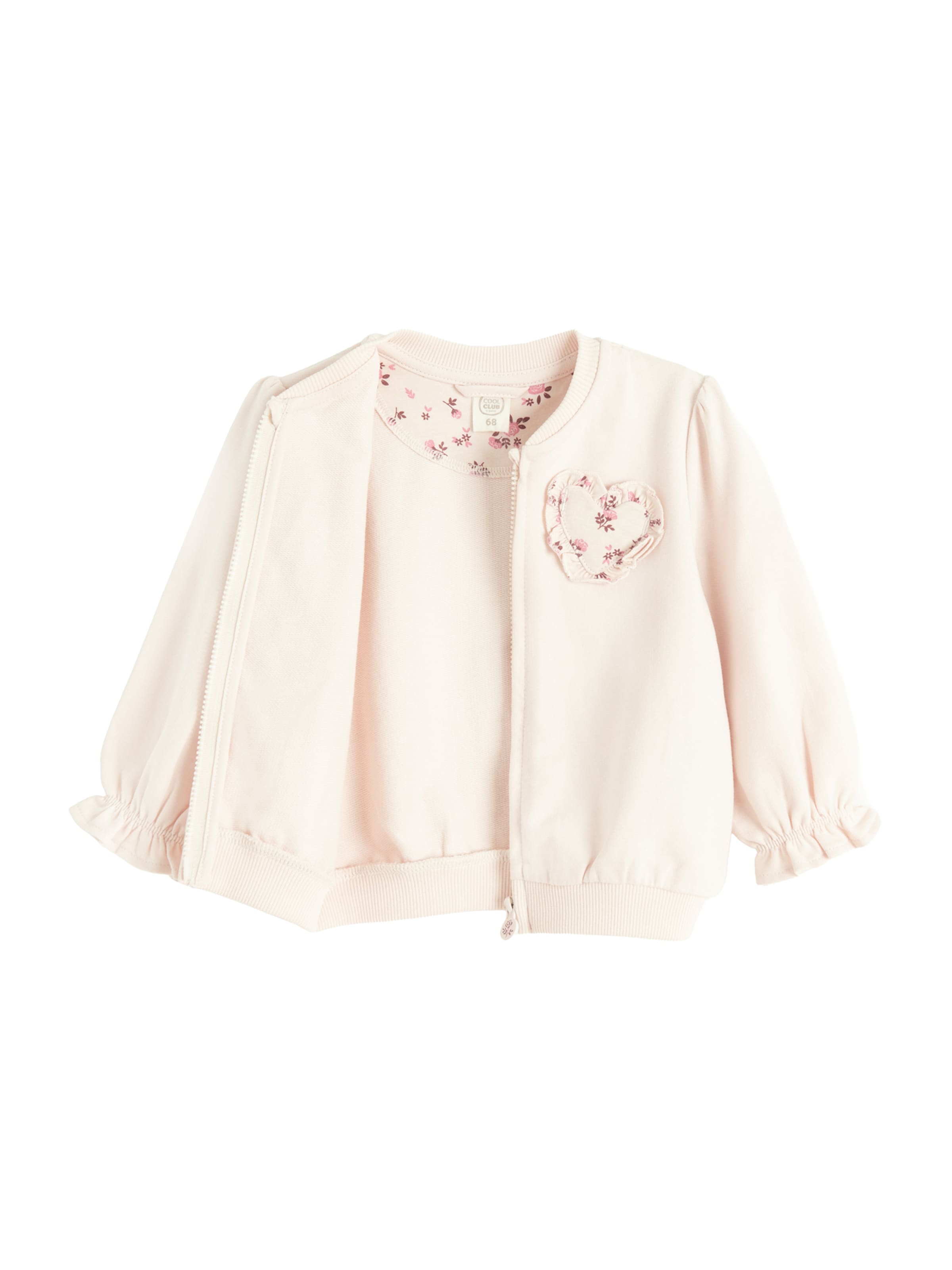 Cool Club Sweatjacka i beige