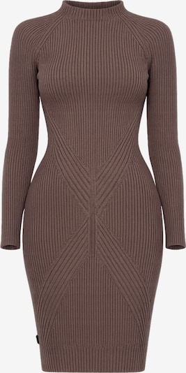 Süel knitwear Strickkleid 'Gabi' in S-M in taupe, Produktansicht