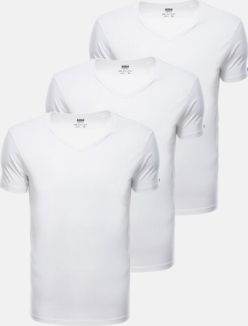 Ombre Shirt in White: front