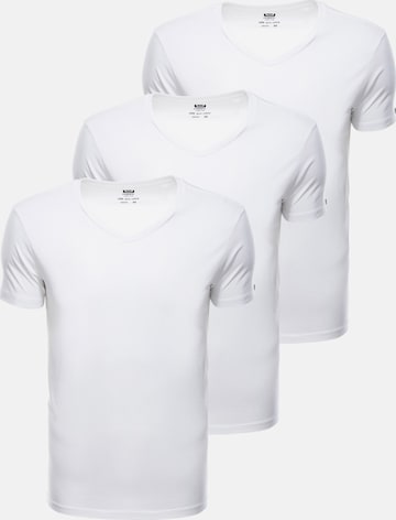 Ombre Shirt in Weiß: predná strana