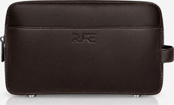 PURE Studios Toiletry bag 'Atlas XL' in Brown: front