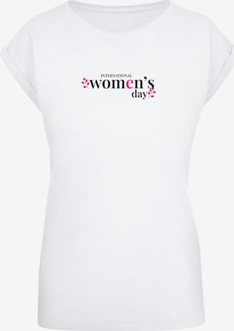Maglietta 'WD - International Women's Day 5' di Merchcode in bianco: frontale