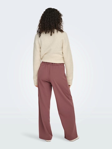 JDY Широки крачоли Панталон 'JDYLOUISVILLE CATIA' в розово