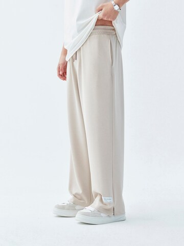 VAMOS CLO Wide leg Trousers 'Detroit' in Grey