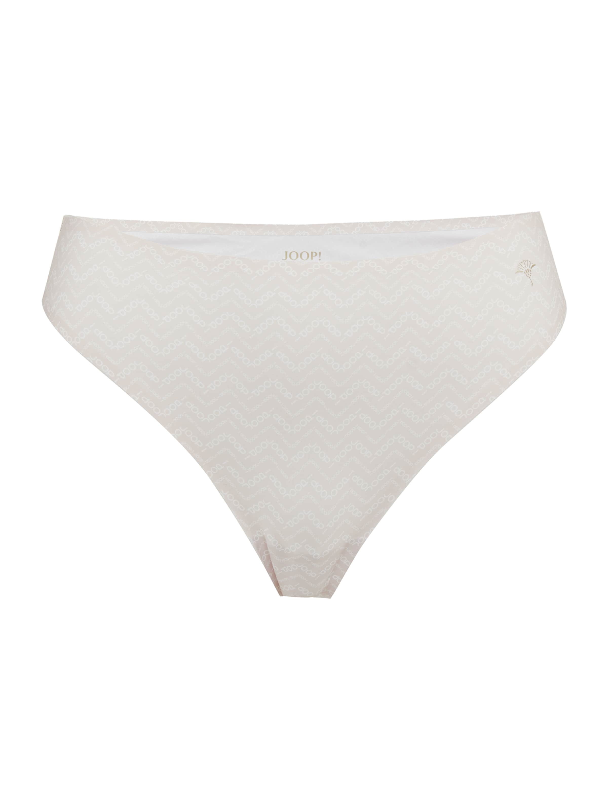 JOOP! - Tanga ' Sensation Allover Print Thong ' en beige: frente