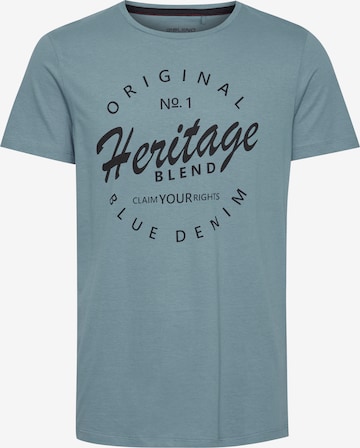 BLEND - Camiseta 'Abraham' en azul: frente