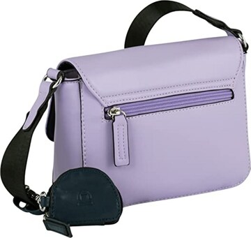 TOM TAILOR DENIM Crossbody Bag 'Saskia' in Purple