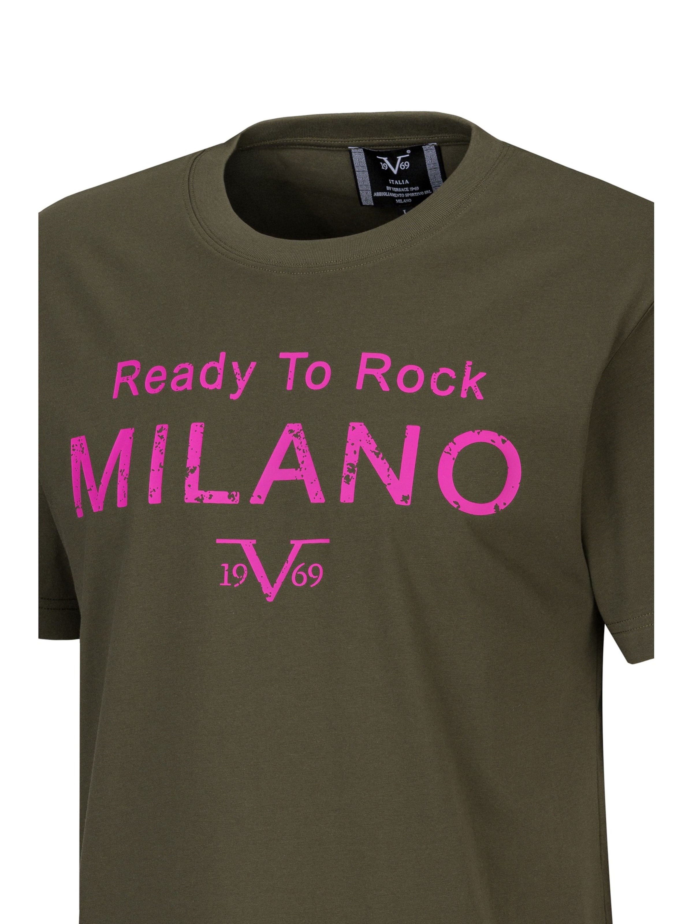 T-Shirt 'Rafael Ready To Rock' 19V69 ITALIA en vert