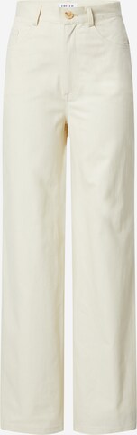 EDITED Wide Leg Bukser 'PAM' i beige: forside