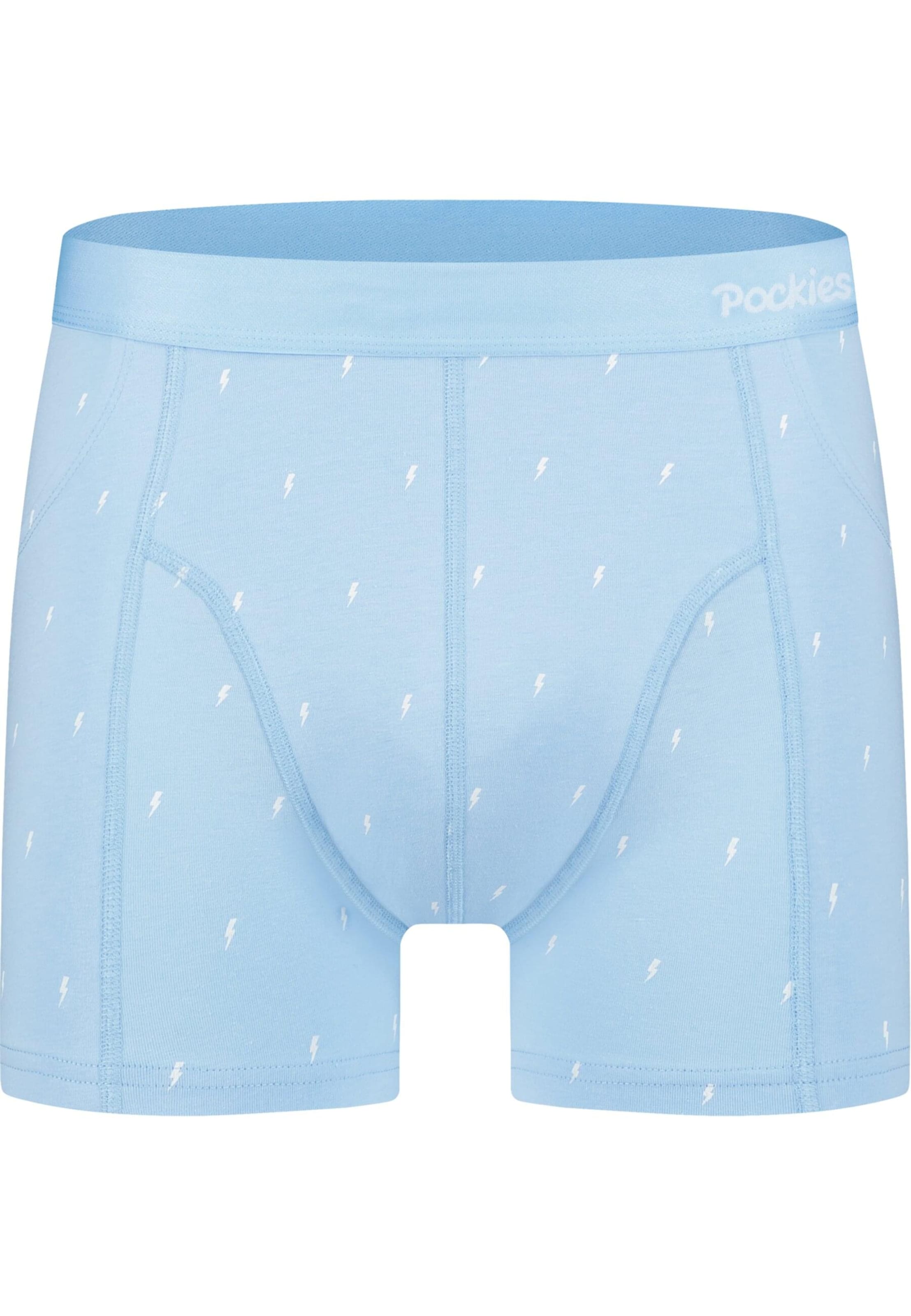 Pockies Boxershorts in Blauw: voorkant