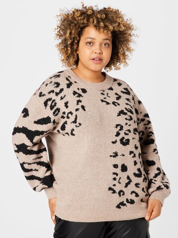 EVOKED Sweater 'Alia' in Beige: front