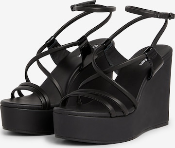 Sandales à lanières Calvin Klein en noir