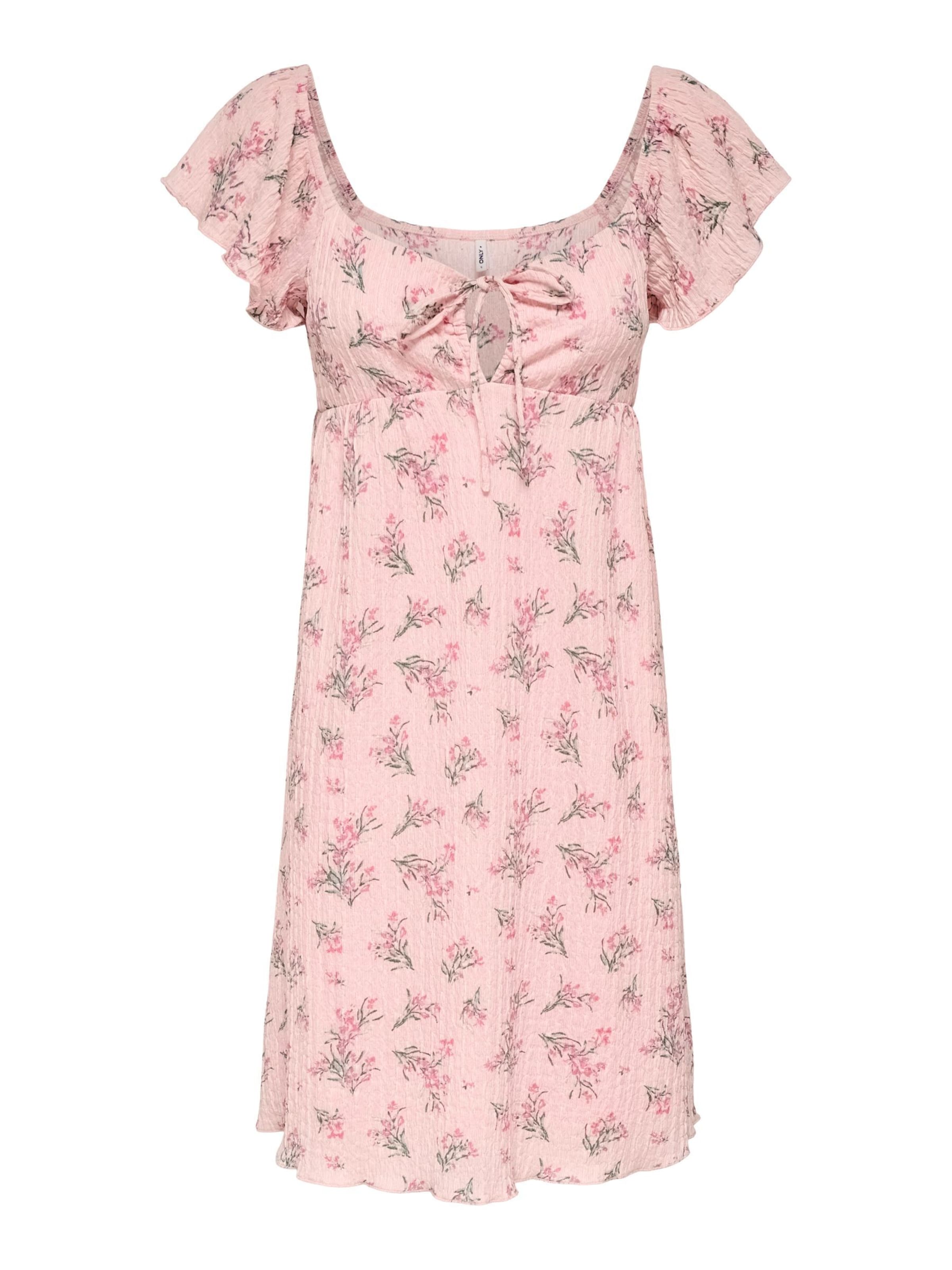 ONLY Vestido 'ONLDua' en 38 en oliva / ciruela / rosa, Vista del producto