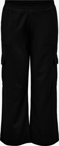 ONLY Carmakoma Regular Cargo Pants in Black: front