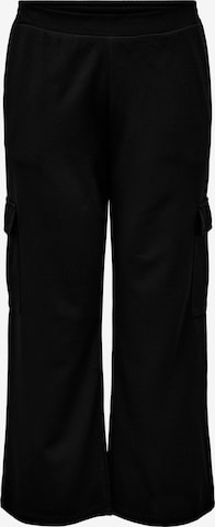 Regular Pantalon cargo ONLY Carmakoma en noir : devant