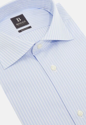Coupe regular Chemise Boggi Milano en bleu