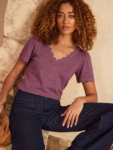 love & roses - Camiseta en lila