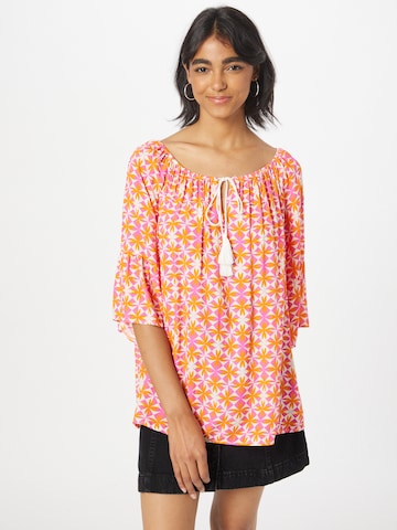 Zwillingsherz Blouse 'Graz' in Pink: front