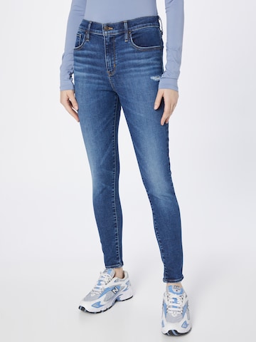 LEVI'S ® Skinny Jeans '720 Hirise Super Skinny' in Blauw: voorkant