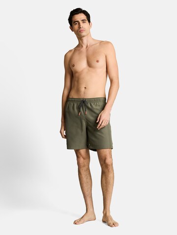 TOM TAILOR Badeshorts in Grün