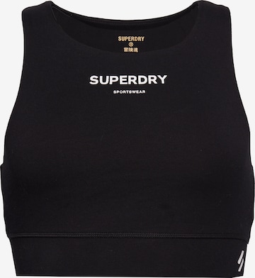 Superdry Sports Bra in Black: front