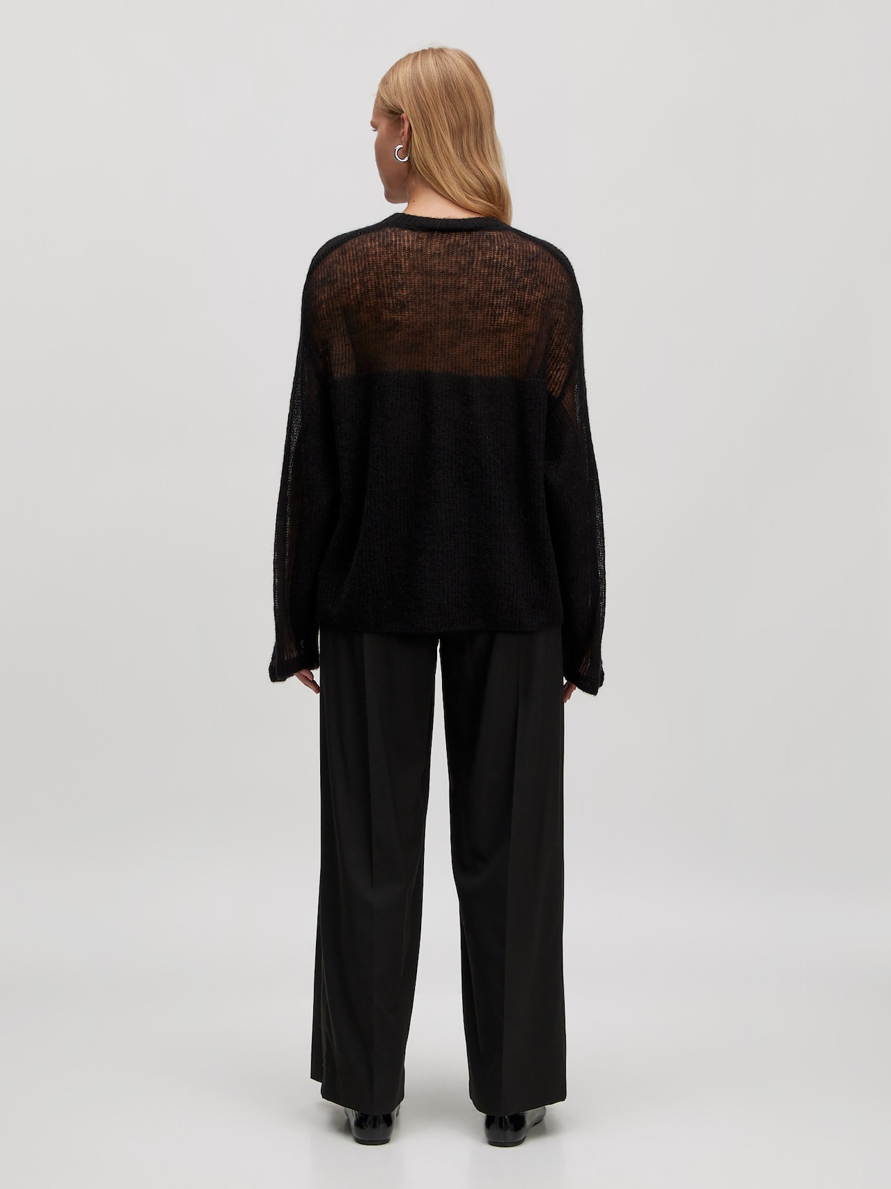 EDITED Produkte Pullover aus Wollmix 'Mariel' schwarz