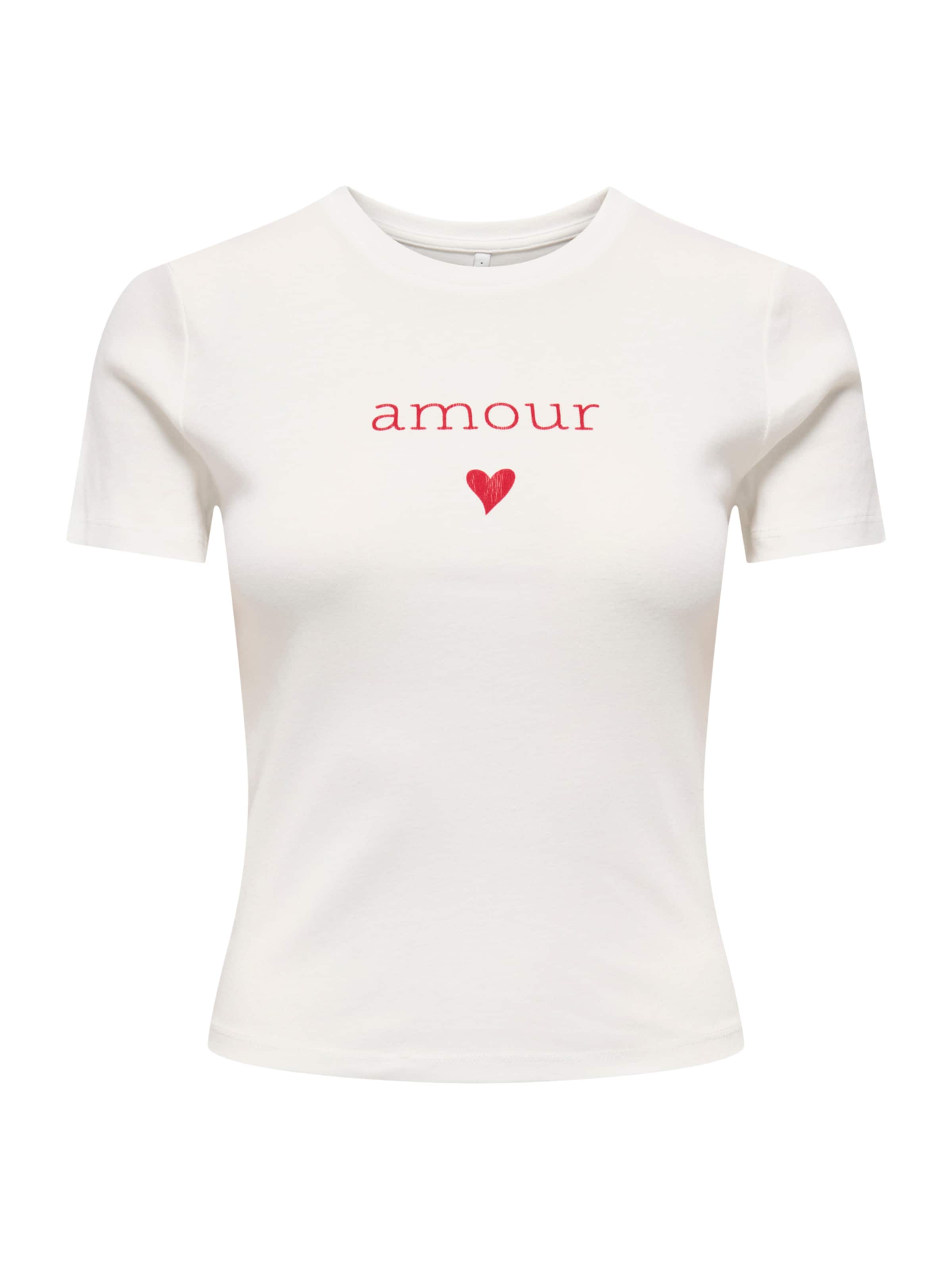 ONLY Tričko 'ONLKIRA' – bílá: přední strana