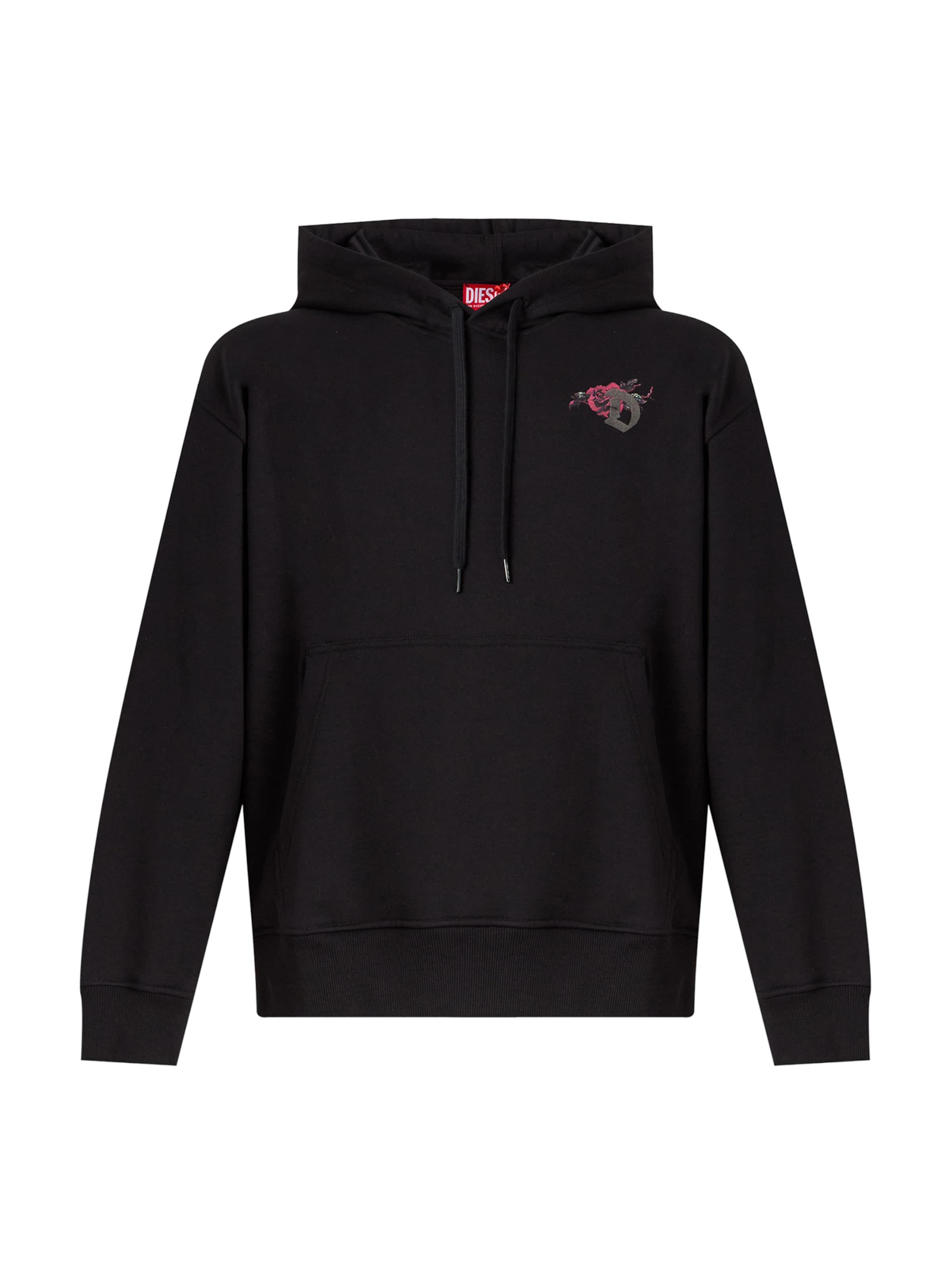 DIESEL Tréning póló 'S-MACS' - fekete: elől