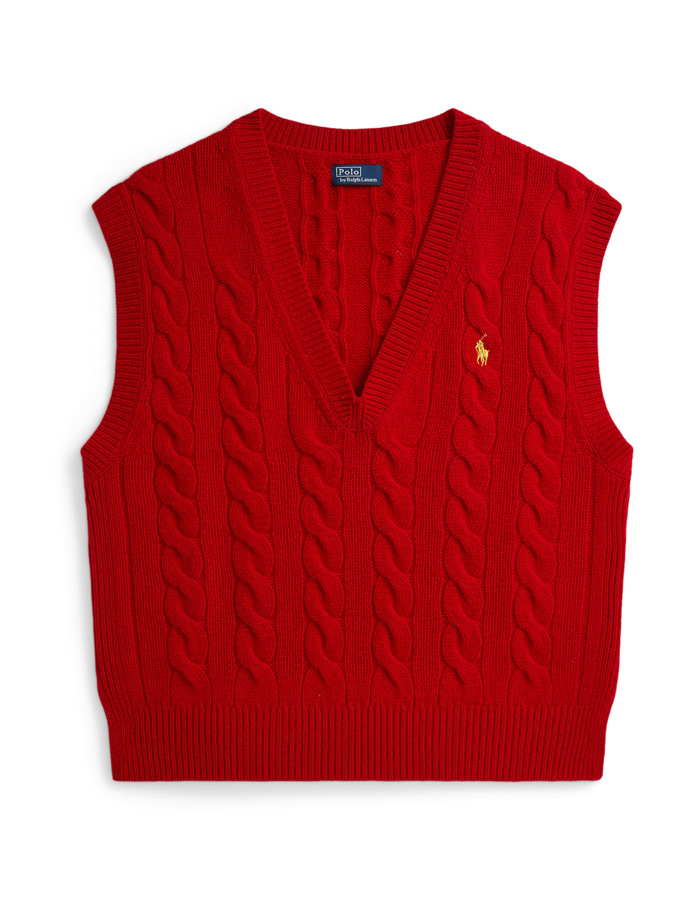 Polo Ralph Lauren Πουλόβερ σε κόκκινο: μπροστά