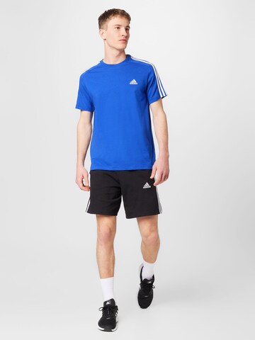 Tricou funcțional 'Essentials' de la ADIDAS SPORTSWEAR pe albastru