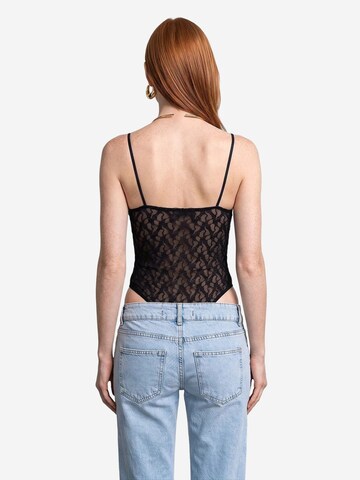 Dilvin Bodysuit 'Blusen' in Black
