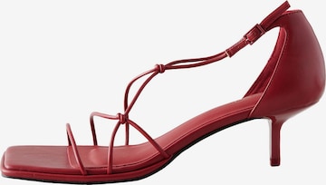 Sandales à lanières Next en rouge : devant