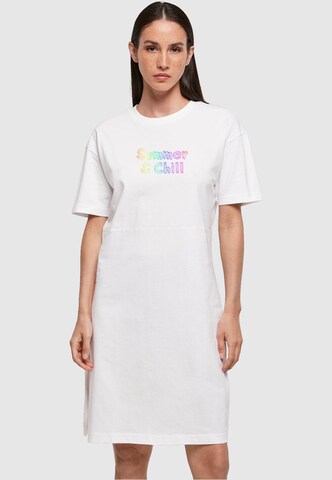 Merchcode Kleid 'Summer And Chill' in Weiß: Vorderseite