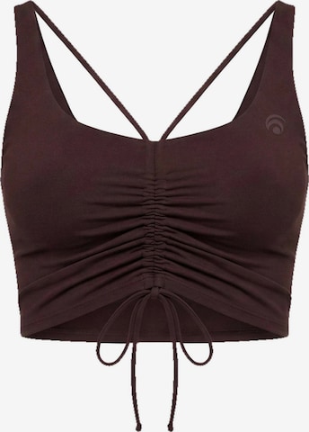 OCEANSAPART Urheilutoppi 'Gianna' värissä ruskea: etupuoli