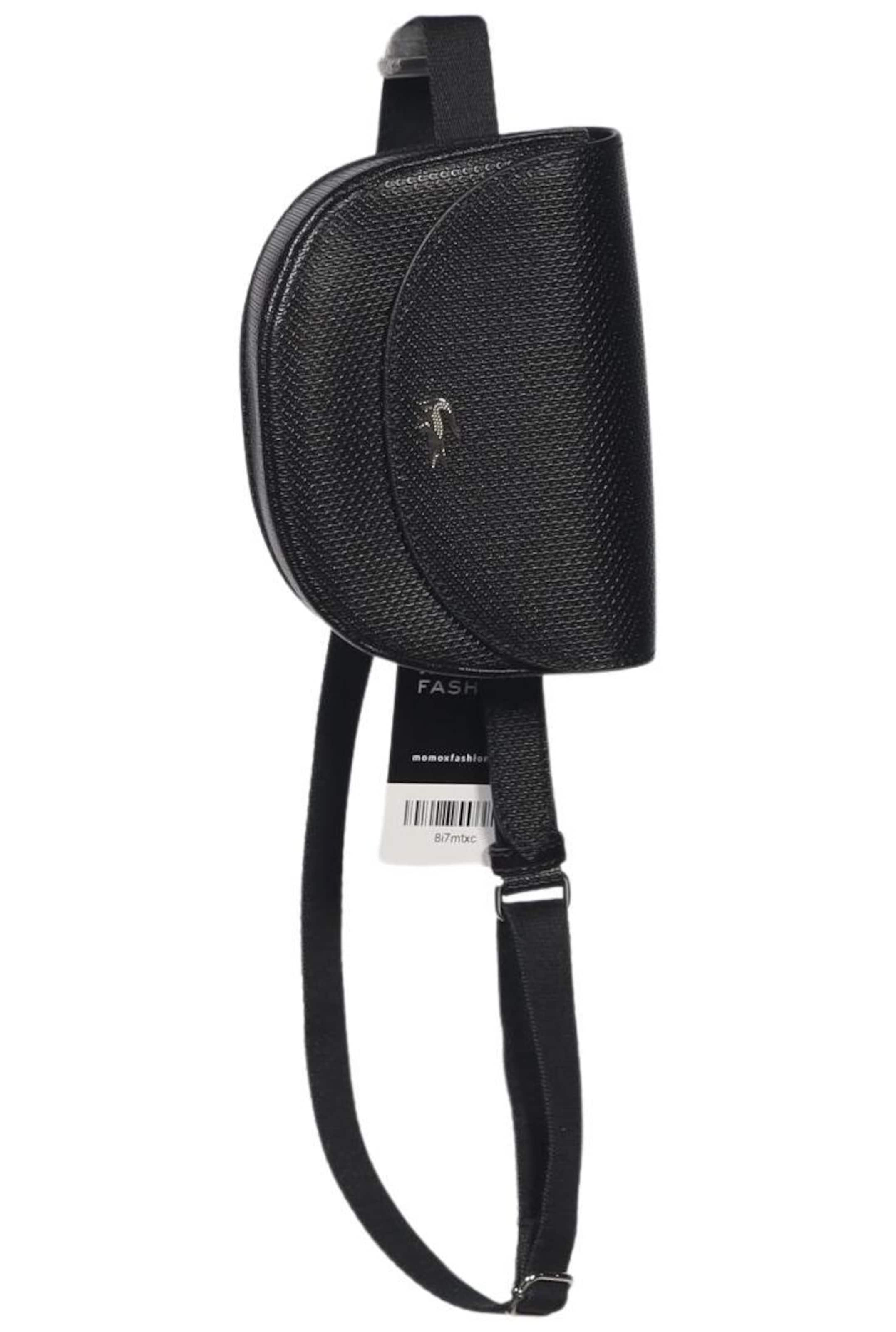 LACOSTE Handtasche klein Leder One Size in Schwarz: Vorderseite