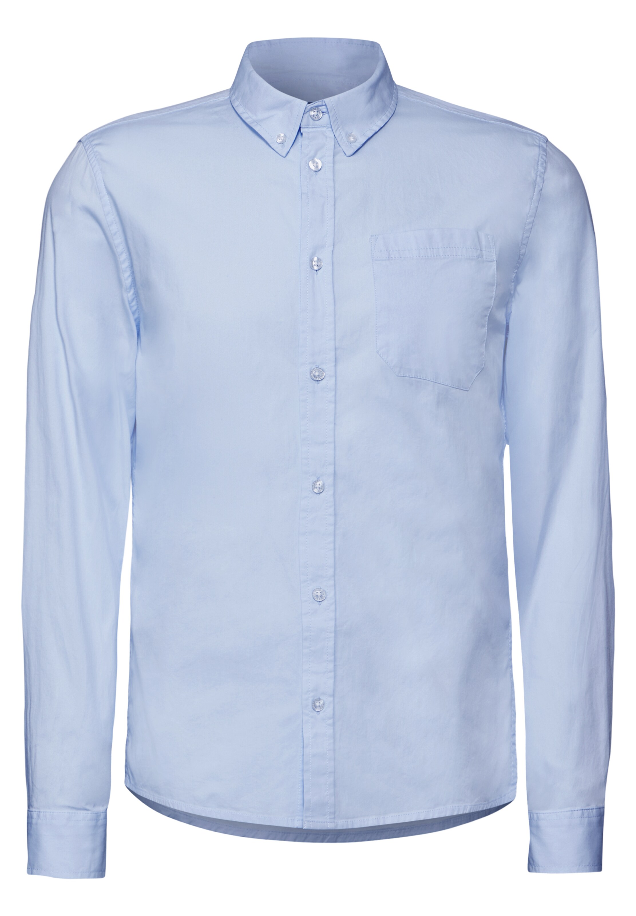 Street One MEN Button Up Shirt in Blue: front