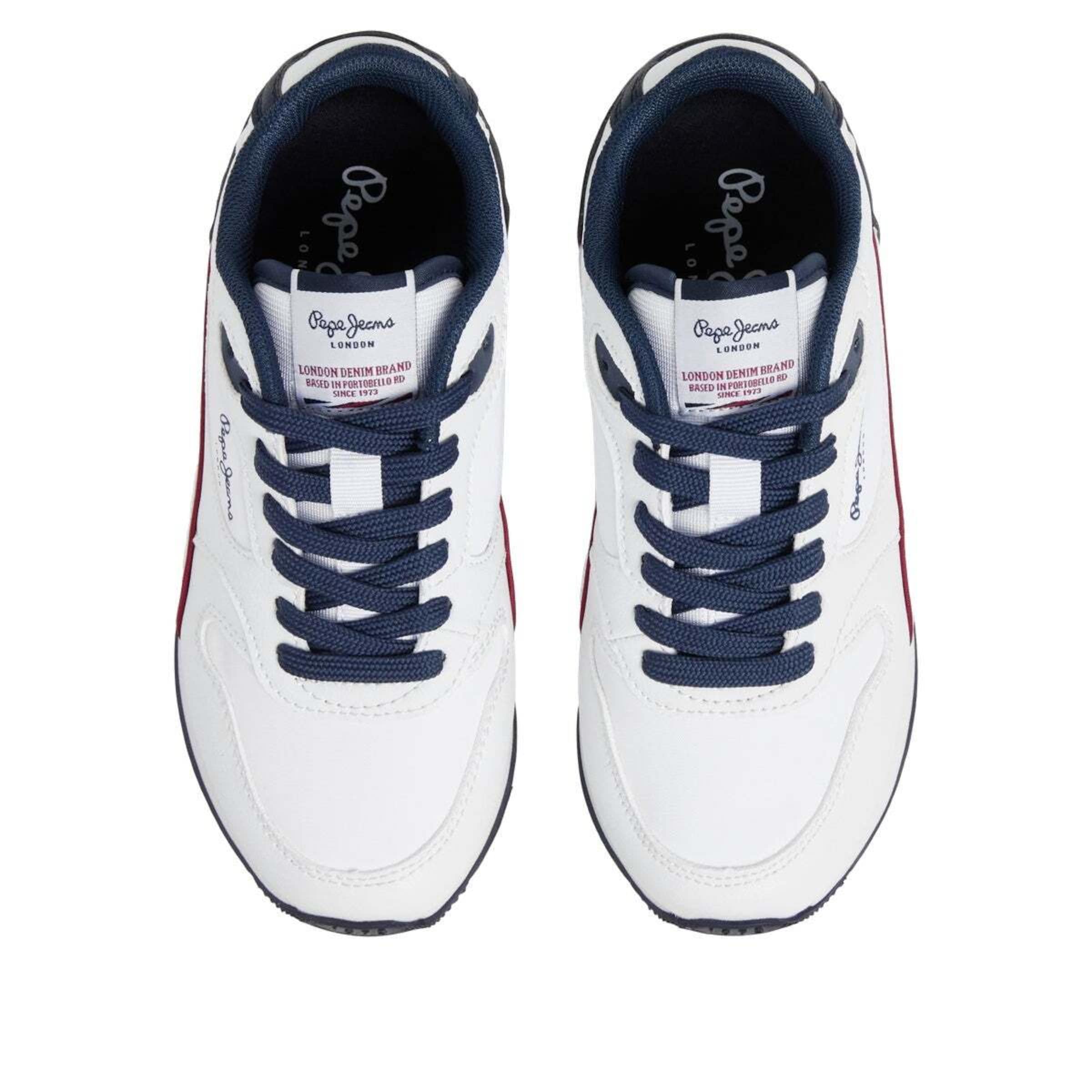 Pepe Jeans Sneakers laag 'Bexley Origin B' in Wit