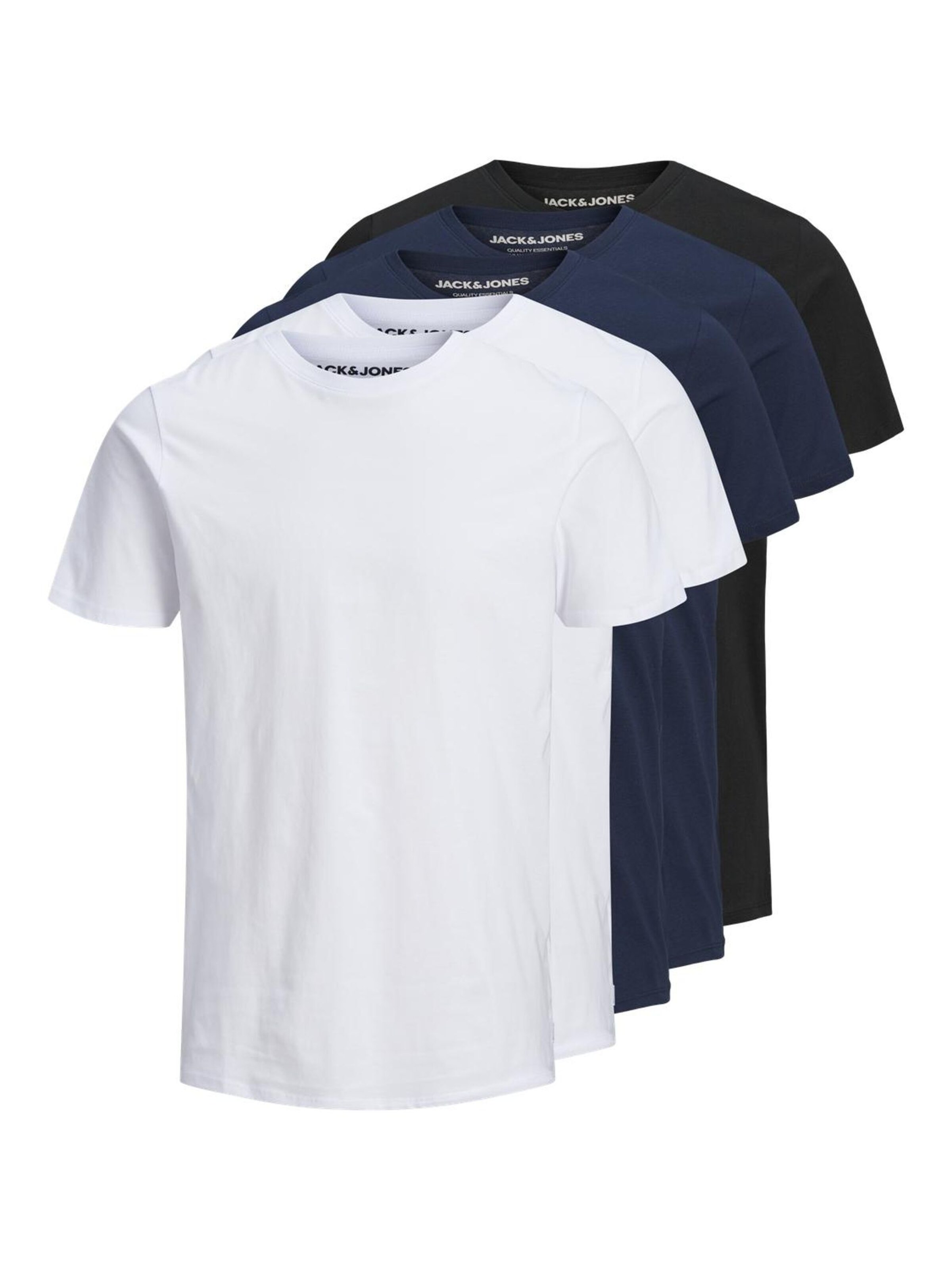 JACK & JONES - Camiseta 'Essentials' en negro: frente