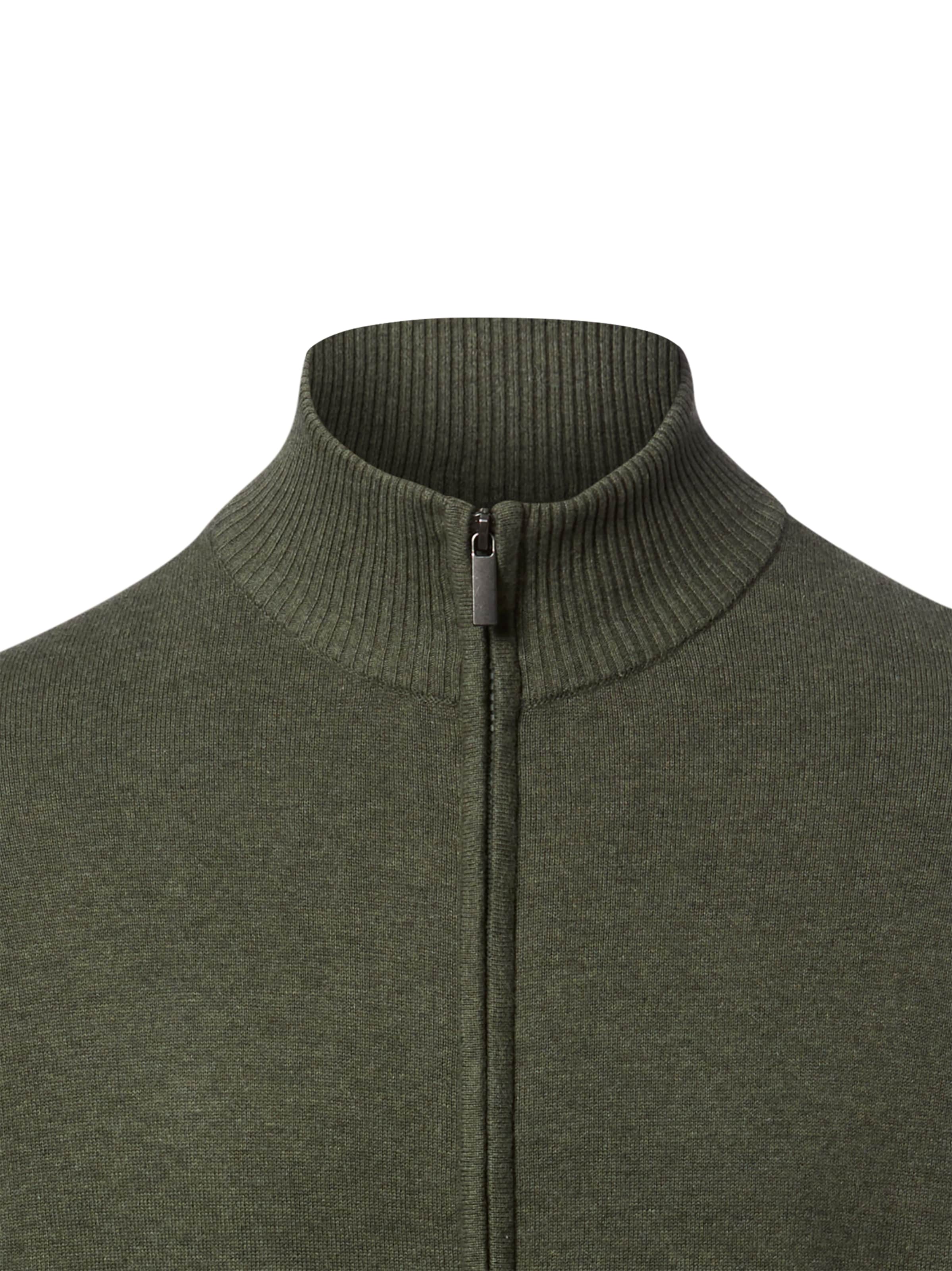 Nils Sundström Strickjacke in Grün